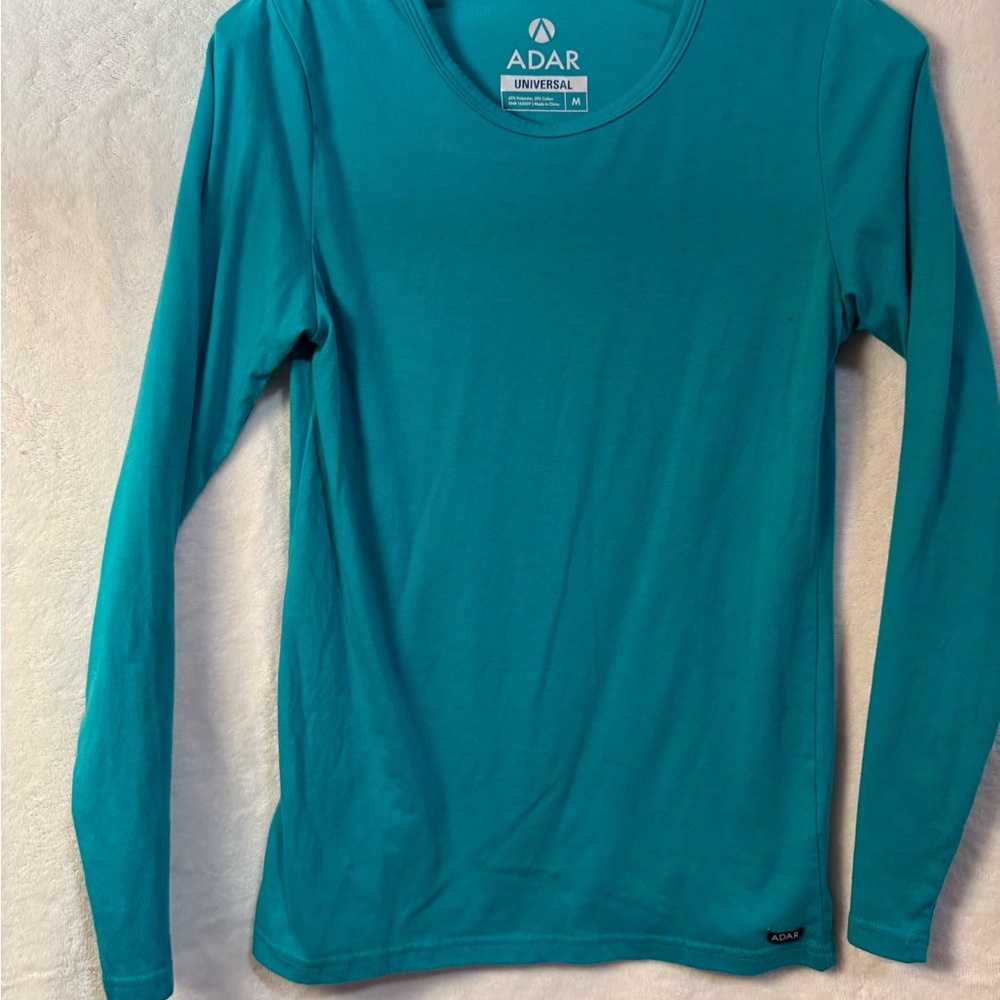 Ada Turquoise Crew Neck Shirt